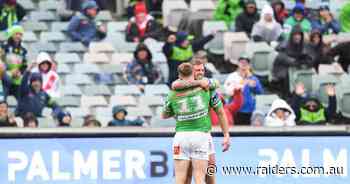 Moment of the Week: Ryan Sutton charge down - Canberra Raiders