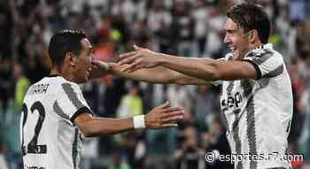 Feliz Juventus, funcionou a nova dupla de área Di Maria & Vlahovic - R7