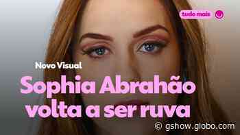 Sophia Abrahão volta a ser ruiva: 'Mudei e estou muito feliz' - Globo.com