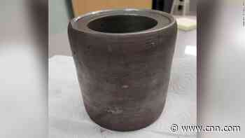 A metal object from an aircraft fell from the sky near the Maine State Capitol