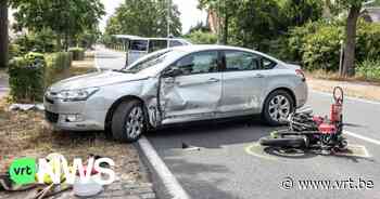 Door een zwaar ongeval was de N8 in Oudenaarde helemaal afgesloten: motard in levensgevaar - VRT NWS