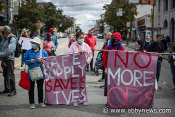 B.C. sees record high 1,095 toxic drug deaths in first 6 months of 2022