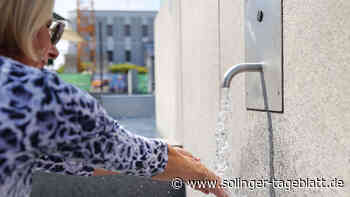 Stadt Solingen wartet bei Trinkwasserbrunnen ab