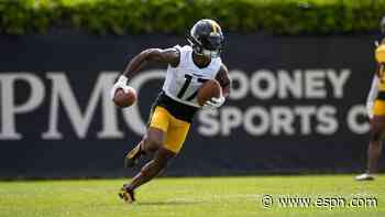 Steelers' WR Miller (shoulder) on IR; season over