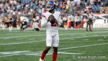 Giants: QB Taylor may get some 1st-team reps