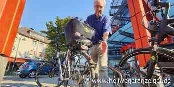 HA+ Wolfgang Minzberg (72) schützt sein Rad mit Trick 17 vor „Felgenkillern“ - Hellweger Anzeiger