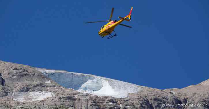 Nuova frana sulla Marmolada: una massa si stacca da Cima Uomo. Esclusa la presenza di escursionisti