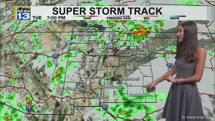 Heavy rain, flash flooding potential for northern New Mexico
