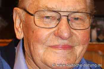 Werner Schute, der Ex-Vorsitzender der CDU-Senioren-Union Schopfheim, ist gestorben - Schopfheim - badische-zeitung.de