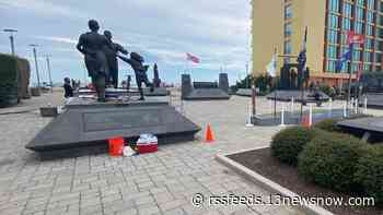 After 16 years of salt water and high winds, monument gets much-needed restoration