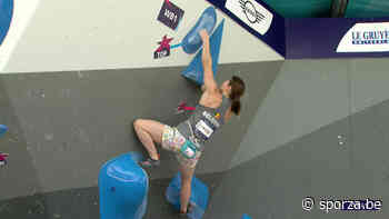 LIVESTREAM: Kan muurklimster Chloé Caulier 4e medaille halen op finale EK-boulder? - sporza.be