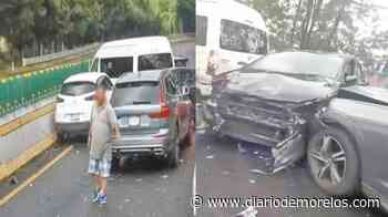 Deja carambola 10 heridos en la México-Cuernavaca - Diario de Morelos