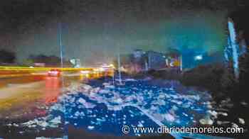 Colapsa barda en Paso Express Cuernavaca - Diario de Morelos