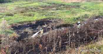 Brandweer moet twee keer uitrukken voor bermbrand aan verkeerswisselaar E40/E403 - Het Laatste Nieuws