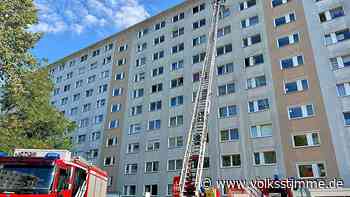Feuerwehreinsatz: Brand in Hochhaus in Magdeburg - Schaden in vierstelliger Höhe entstanden - Volksstimme