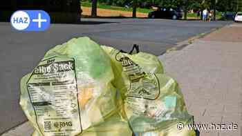 Springe: Gelbe Säcke bleiben an einigen Abgabestellen Mangelware - HAZ