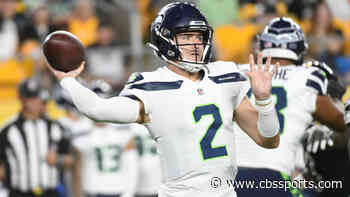 Drew Lock takes first team snaps from Geno Smith in training camp, Pete Carroll says it's part of plan