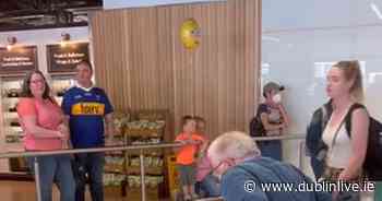 Heartwarming moment two brothers are reunited at Dublin Airport after 40 years apart - Dublin Live