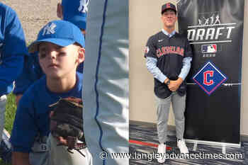 VIDEO: Langley's Jacob Zibin drafted by Cleveland Guardians - Langley Advance Times