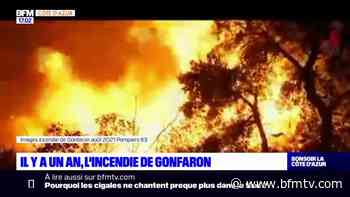 Un an après, retour en images sur l'incendie de Gonfaron - BFMTV