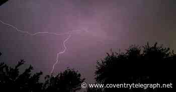 The exact time thundery showers will hit Coventry and Warwickshire, says the Met Office - Coventry Live