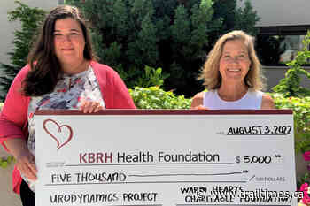 Warm Hearts donate to specialty care at Trail hospital - Trail Times