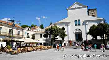 Ravello, continuano i lavori di restyling al Duomo con la nuova illuminazione della facciata - Positanonews - Positanonews