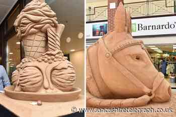Visitors amazed by Blackburn's sand sculpture trail 