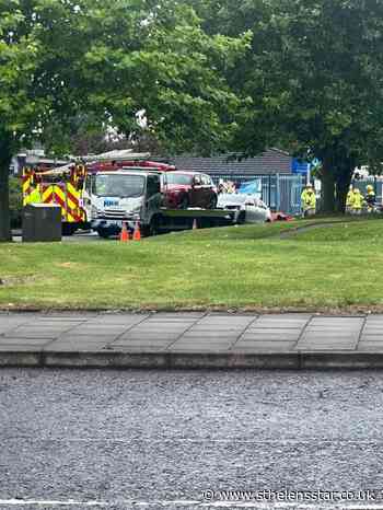 Car and motorbike involved in crash in St Helens - St Helens Star