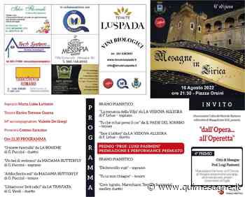 Concerto lirico a Mesagne "dall'Opera...all'Operetta" - Qui Mesagne