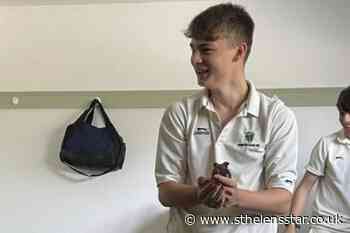 Young cricketer finds furry stowaway before match - St Helens Star
