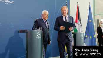Palästinenserpräsident Abbas wirft Israel «50 Holocausts» an seinem Volk vor – und der deutsche Kanzler schweigt