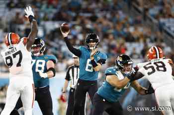 Jaguars Waive Jake Luton, Elliott Fry as Roster Trims to 85 - Sports Illustrated