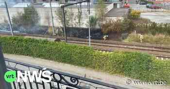 Goederentrein veroorzaakt bermbrandjes tussen Leuven en Mechelen - VRT NWS