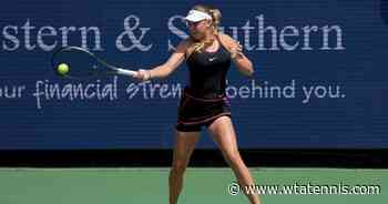 Anisimova ousts Kasatkina; Fernandez upset in Cincinnati first round - WTA Tennis