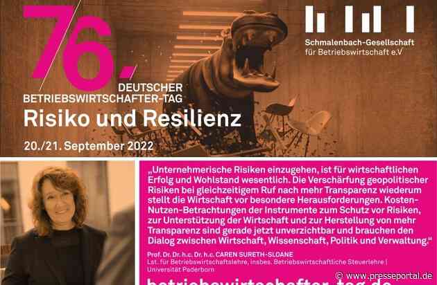 76. Deutscher Betriebswirtschafter-Tag / Risiko & Resilienz / 20./21. September 2022 - Düsseldorf und digital / betriebswirtschafter-tag.de