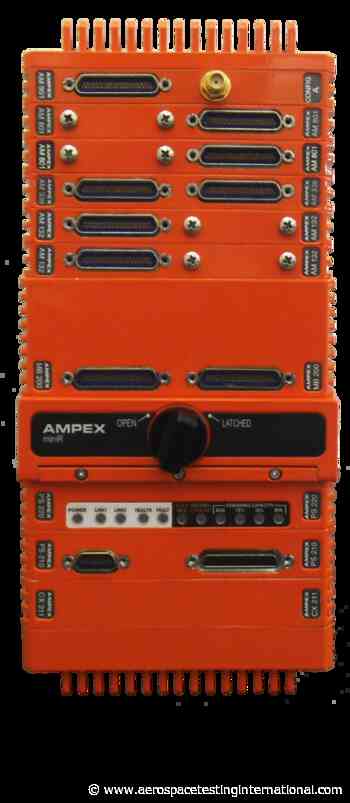 Ampex upgrades key mission recorder for 4th gen fixed-wing platform | Aerospace Testing International - Aerospace Testing International