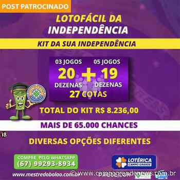 Lotérica Campo Grande tem novos bolões da Lotofácil da Independência - Campo Grande News