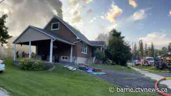 Seven fire crews battle house fire in Clearview