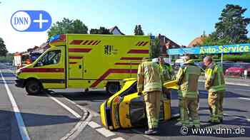 Dresden: Motordreirad kippt auf Dohnaer Straße um – Fahrer verletzt - Dresdner Neueste Nachrichten