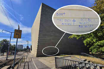 Synagoge islamfeindlich beschmiert, Randalierer rufen antisemitische Parolen - TAG24