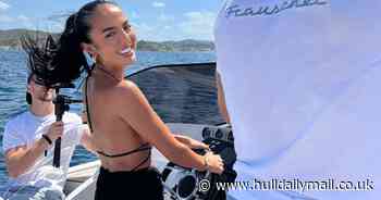 Corrie's Arianna Ajtar and Love Island's Mollie Salmon filming in Majorca