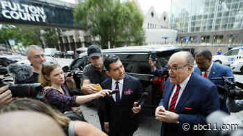 Rudy Giuliani arrives to testify in Georgia 2020 election investigation