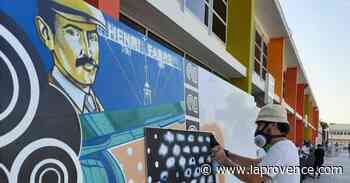 Marignane : une fresque pour illustrer le centenaire de l'aéroport - La Provence