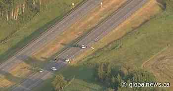 Fatal crash on Highway 1 west of Calgary