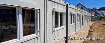 Die neue Modulkita in Kenzingen steht - Kenzingen - badische-zeitung.de