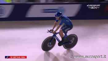 Ciclismo su pista, Europei: Matteo Bianchi d'argento nel chilometro da fermo. Rivivi la sua gara - Eurosport IT