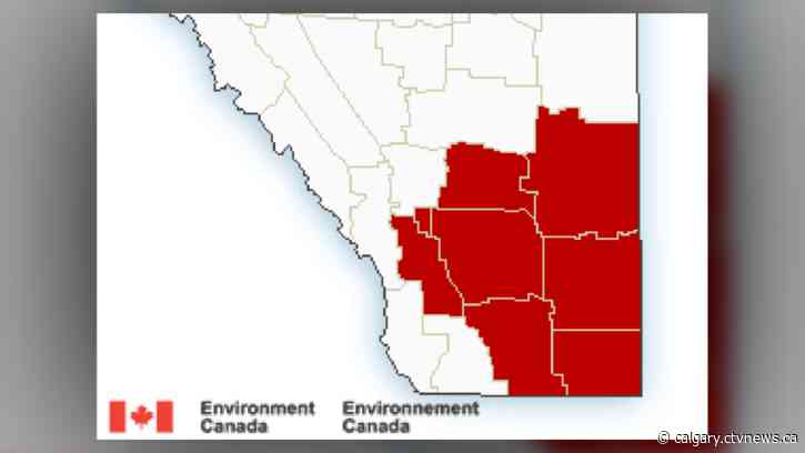 Heat warnings issued for Calgary, sections of southern Alberta