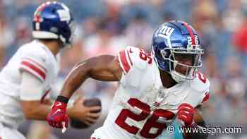 Daily notes: Barkley's "huge" workload, Akers' and Sanders' injuries