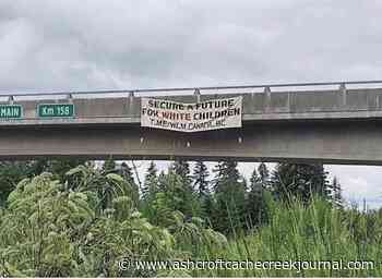 White supremacist banner has ‘no place in Campbell River’ — RCMP - Ashcroft Cache Creek Journal